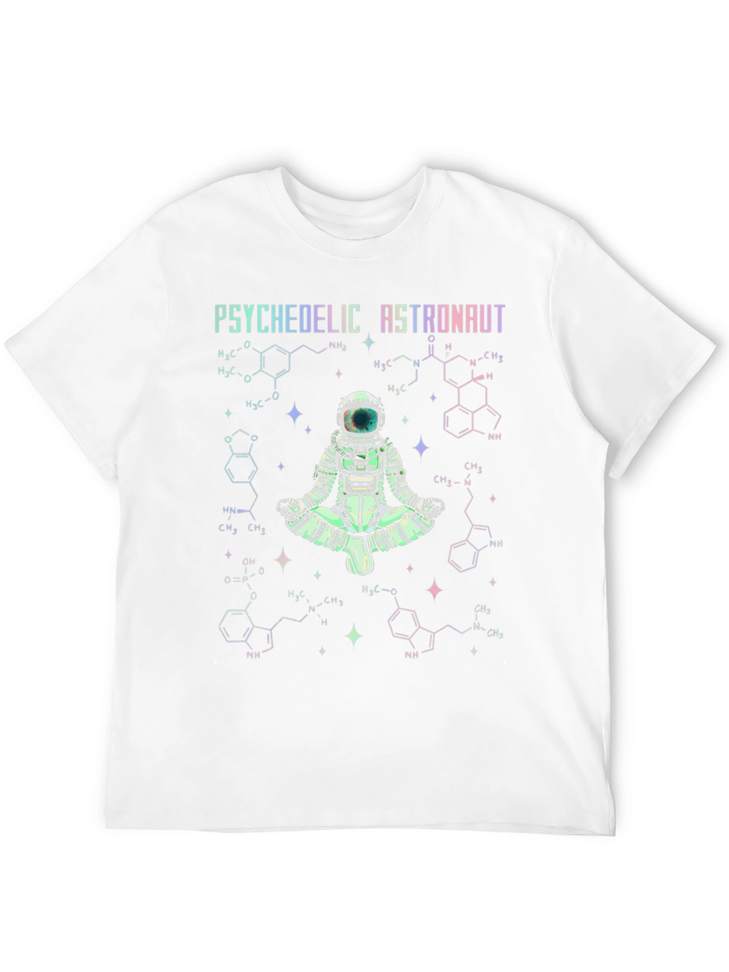 Psychedelic Astronaut Graphic T-Shirt