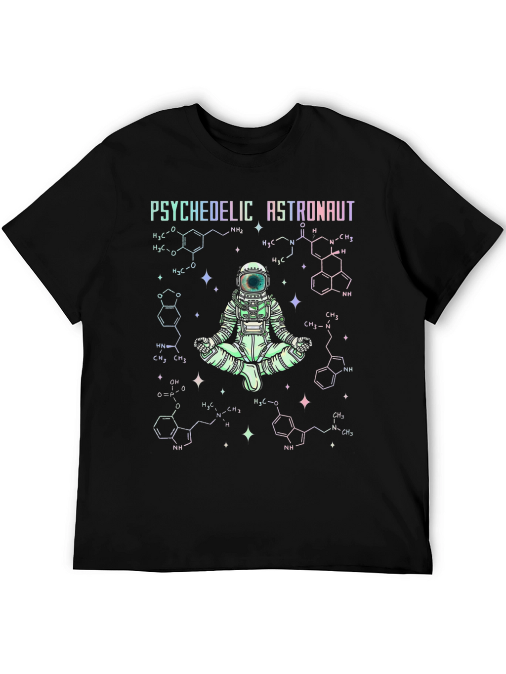 Psychedelic Astronaut Graphic T-Shirt