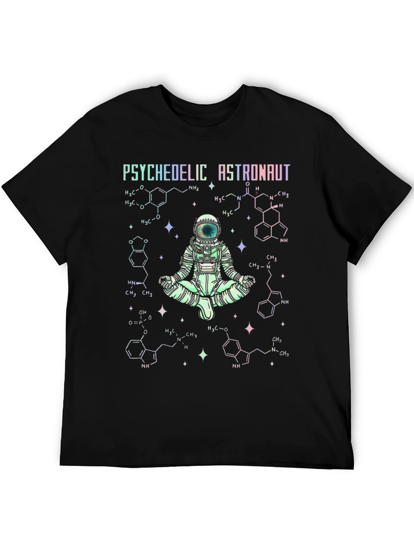 Psychedelic Astronaut Graphic T-Shirt
