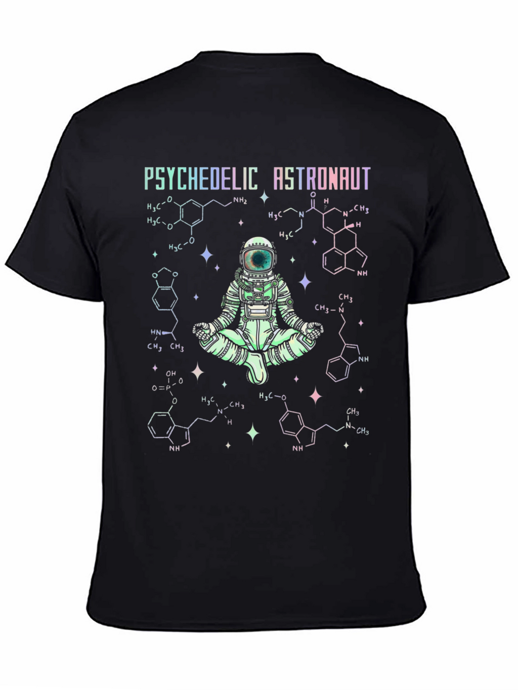 Psychedelic Astronaut Graphic T-Shirt