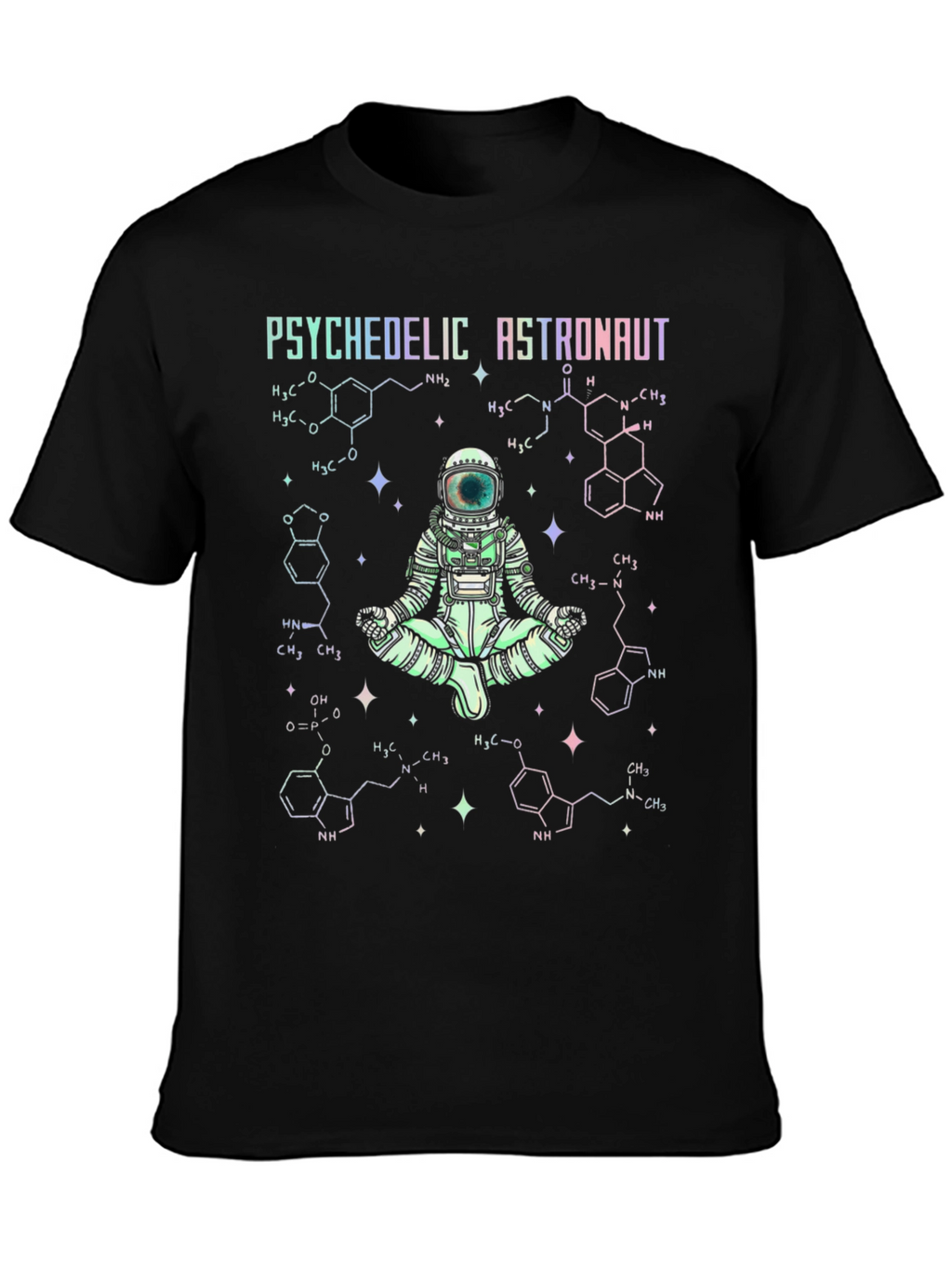 Psychedelic Astronaut Graphic T-Shirt