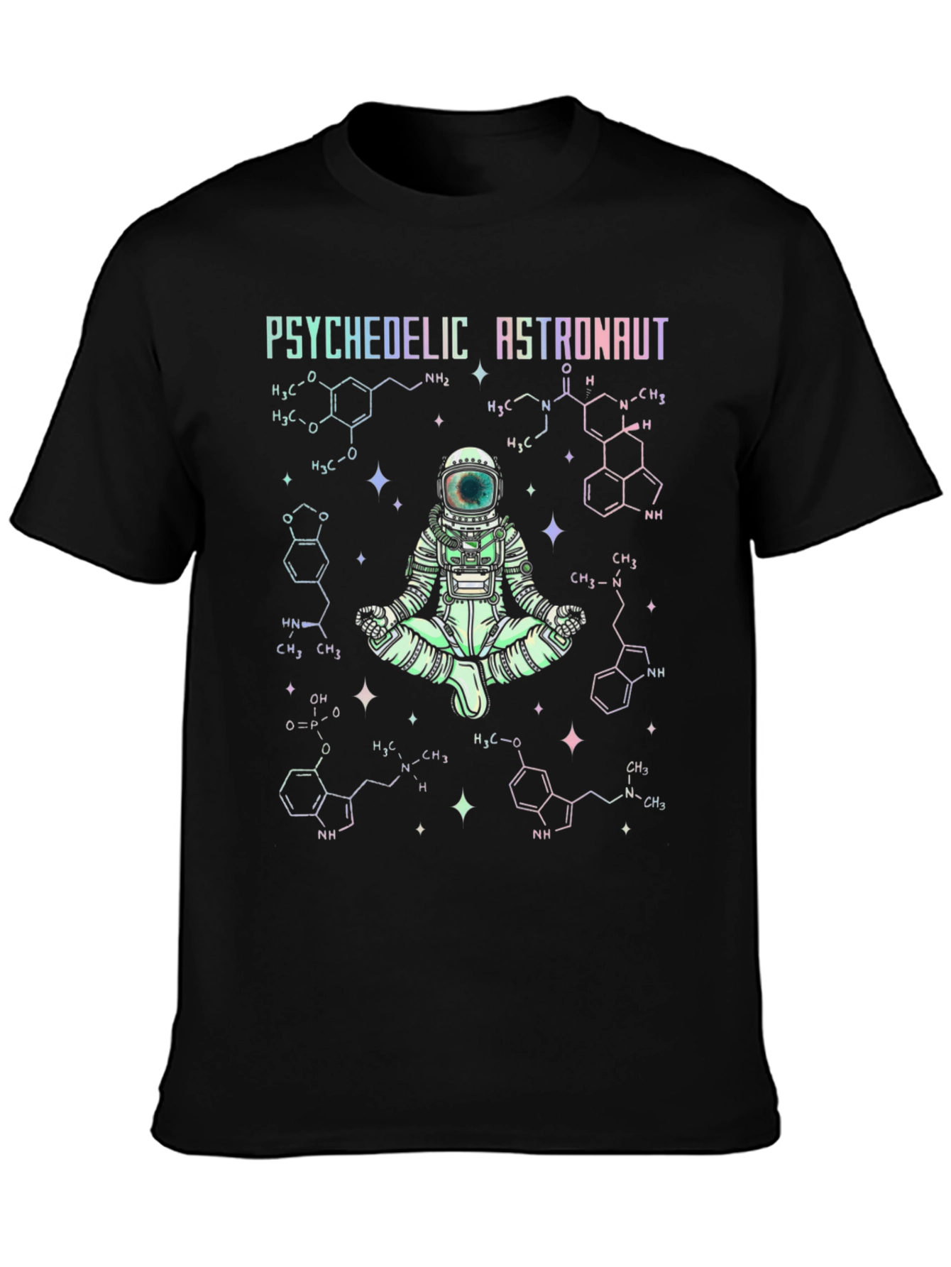 Psychedelic Astronaut Graphic T-Shirt