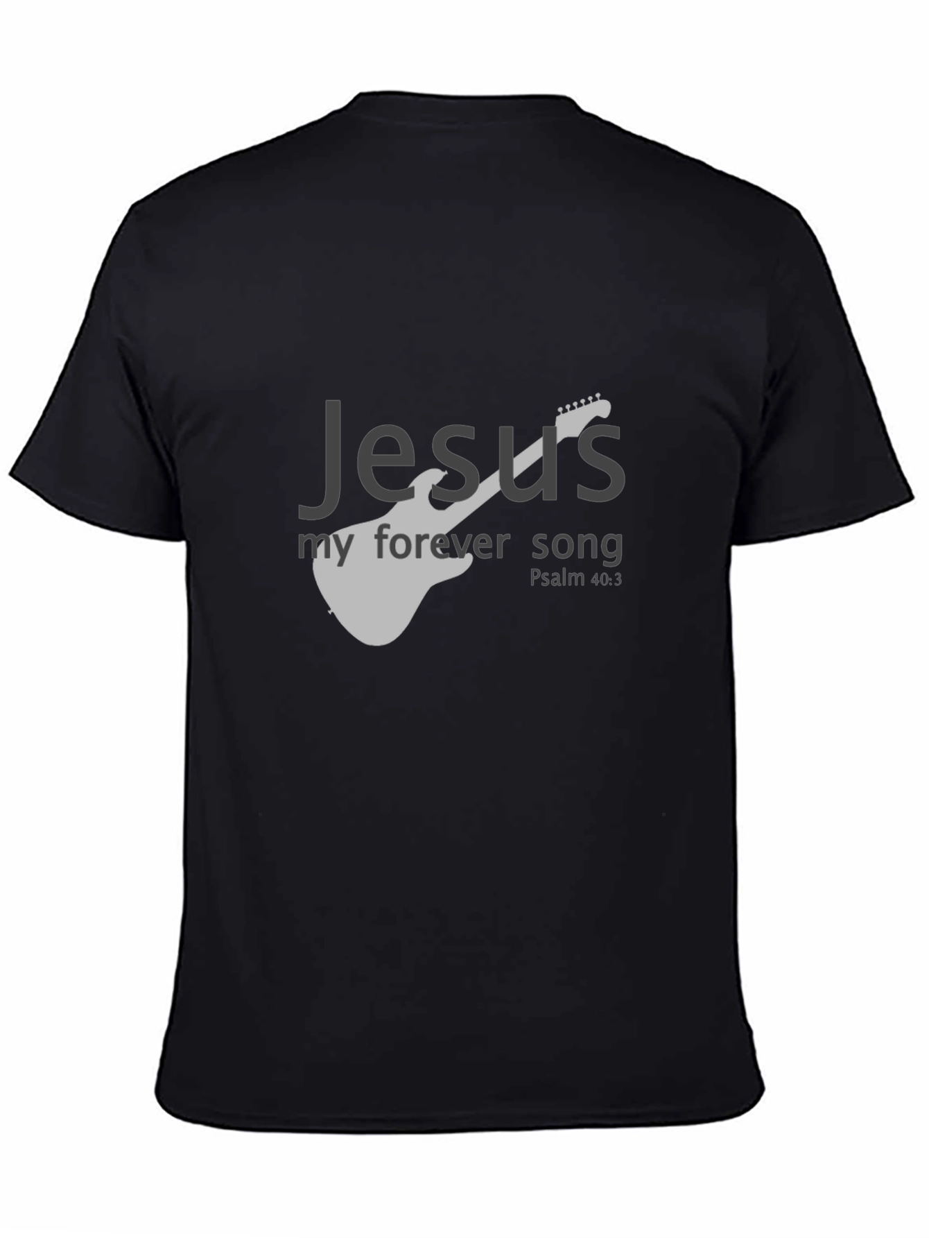 Jesus My Forever Song Black T-Shirt