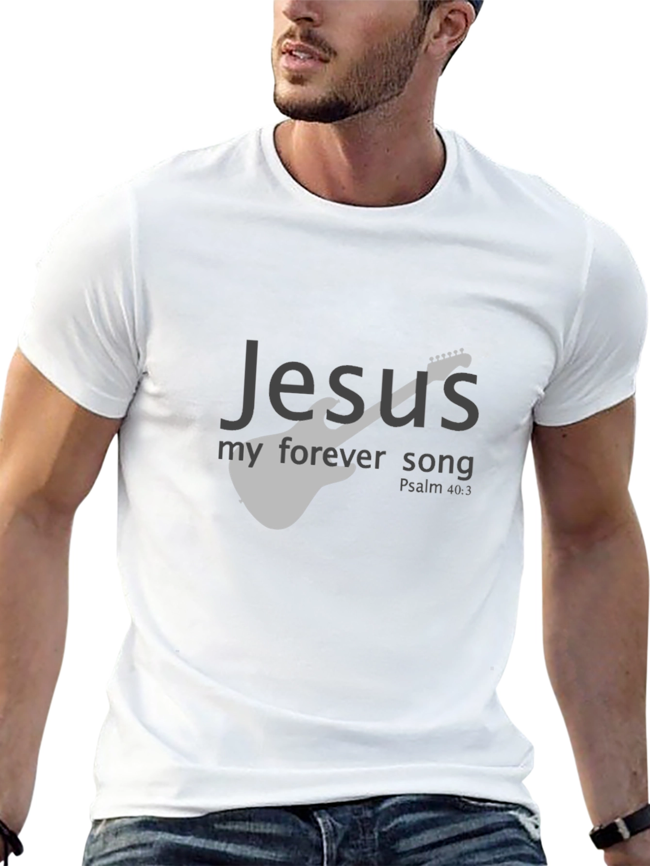 Jesus My Forever Song Black T-Shirt