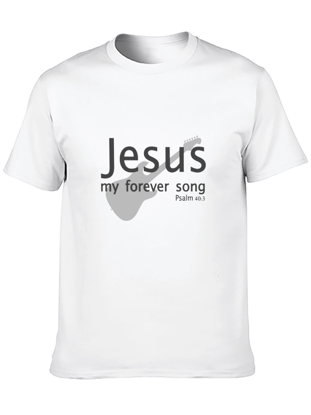 Jesus My Forever Song Black T-Shirt
