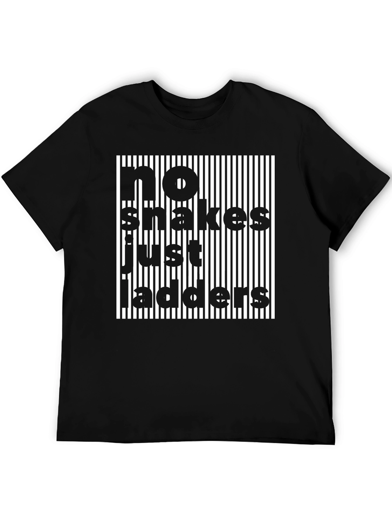No Snakes Just Ladders Novelty T-Shirt