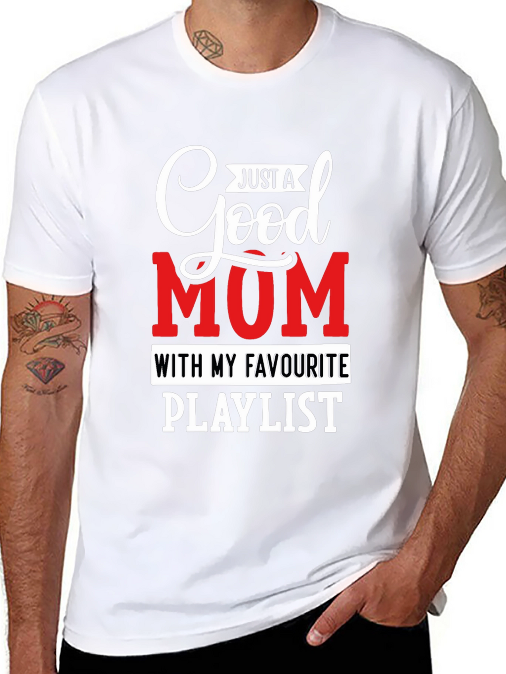Good Mum Playlist T-Shirt