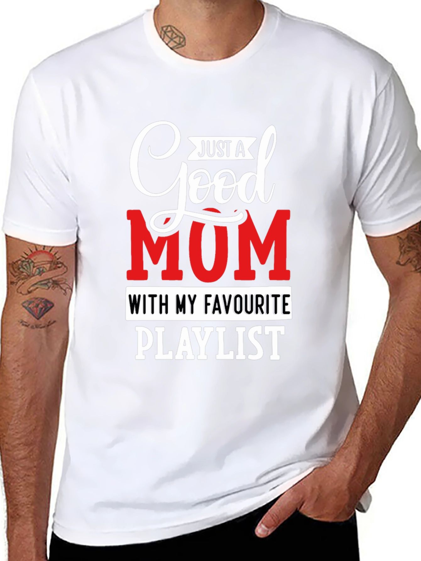 Good Mum Playlist T-Shirt