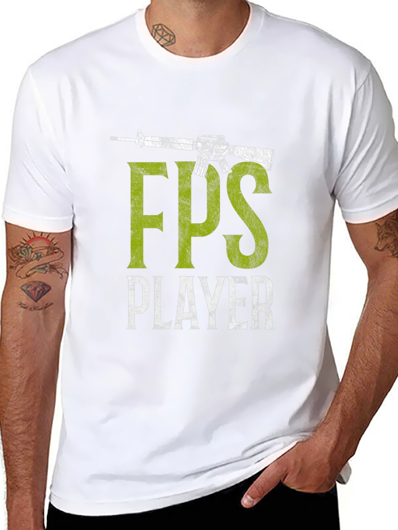 FPS Player Graphic Tee - Gamer Gift
