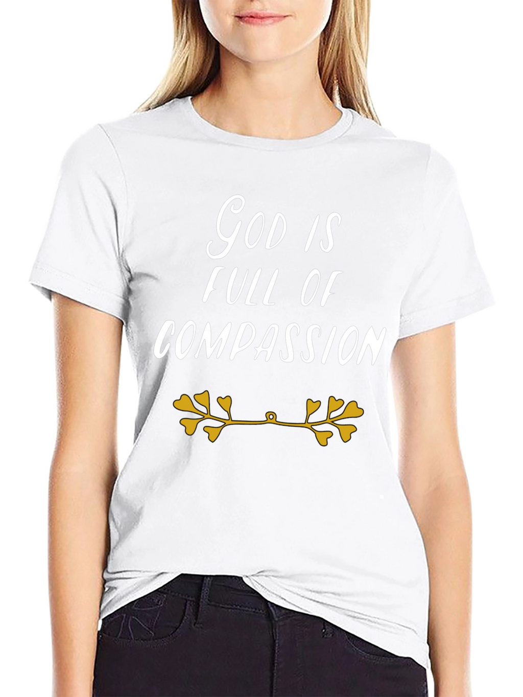 God Is Full Of Compassion Black T-Shirt