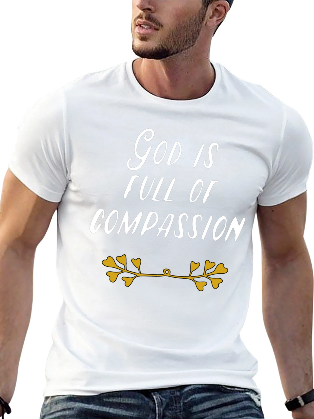 God Is Full Of Compassion Black T-Shirt