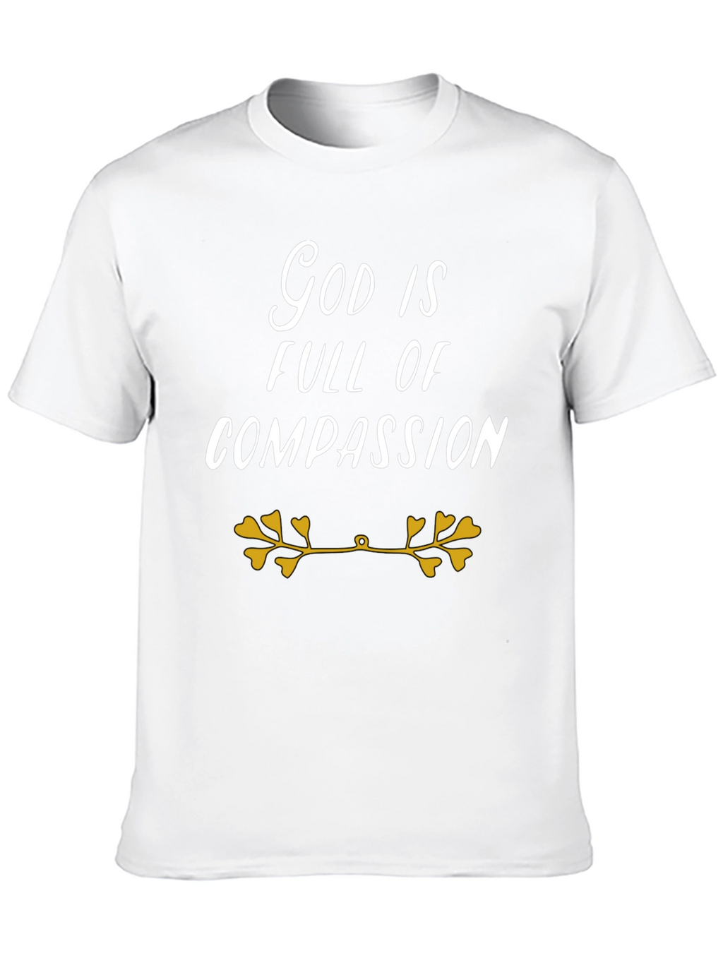 God Is Full Of Compassion Black T-Shirt