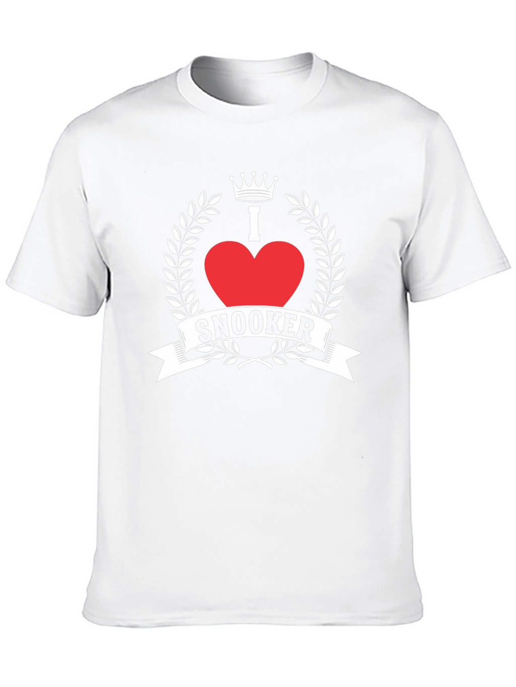 I Love Snooker Graphic Tee - Black