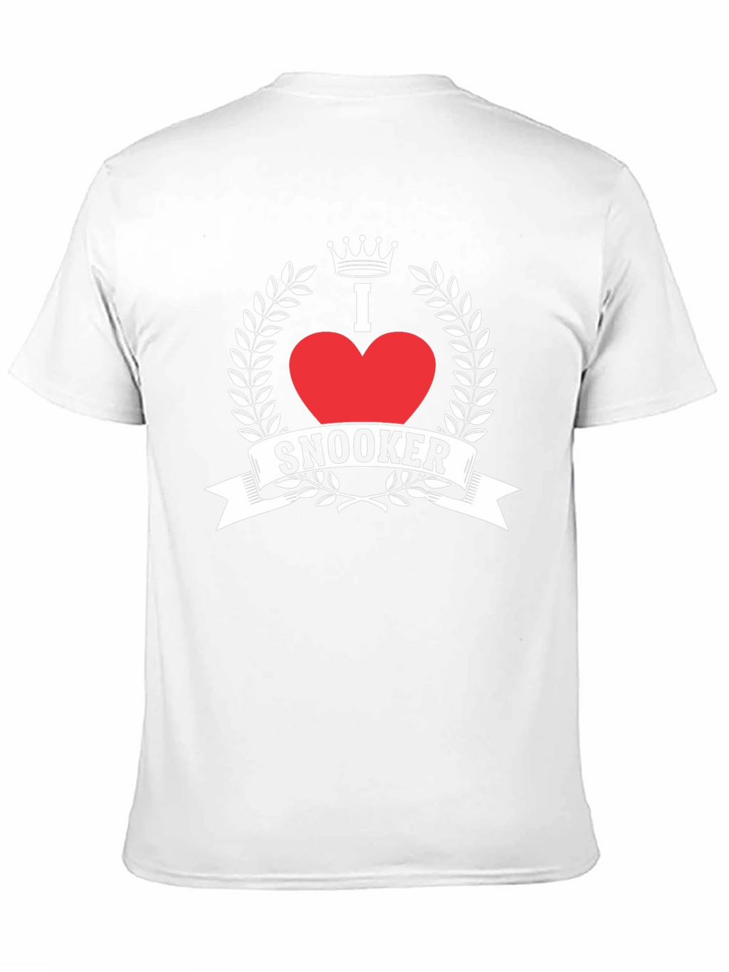 I Love Snooker Graphic Tee - Black