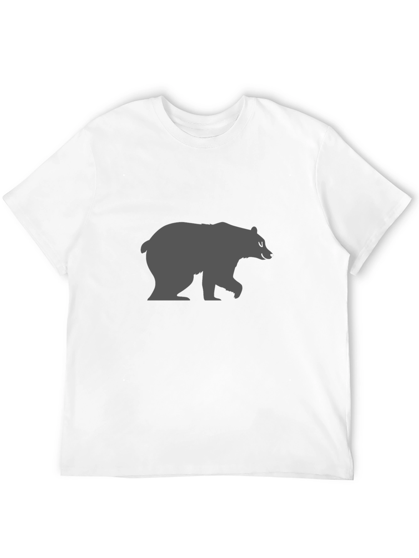Mens Black Bear Graphic T-Shirt