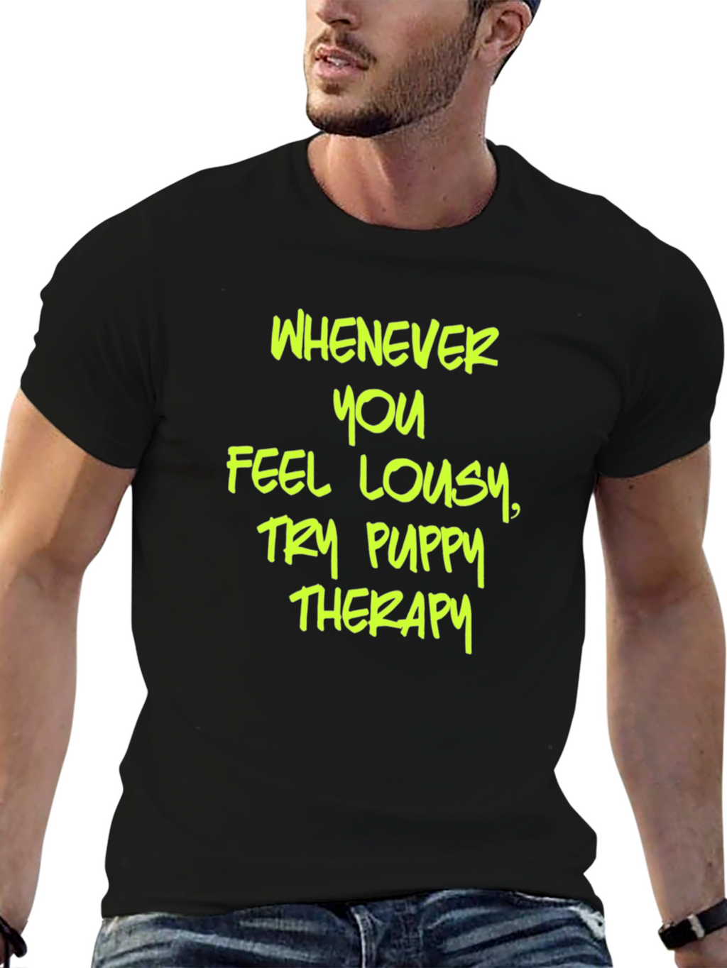 Puppy Therapy T-Shirt - Comfort and Style