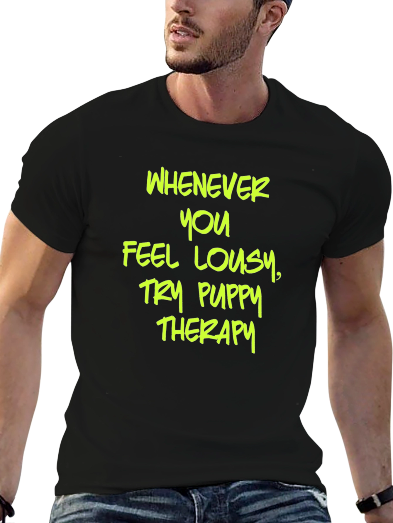 Puppy Therapy T-Shirt - Comfort and Style