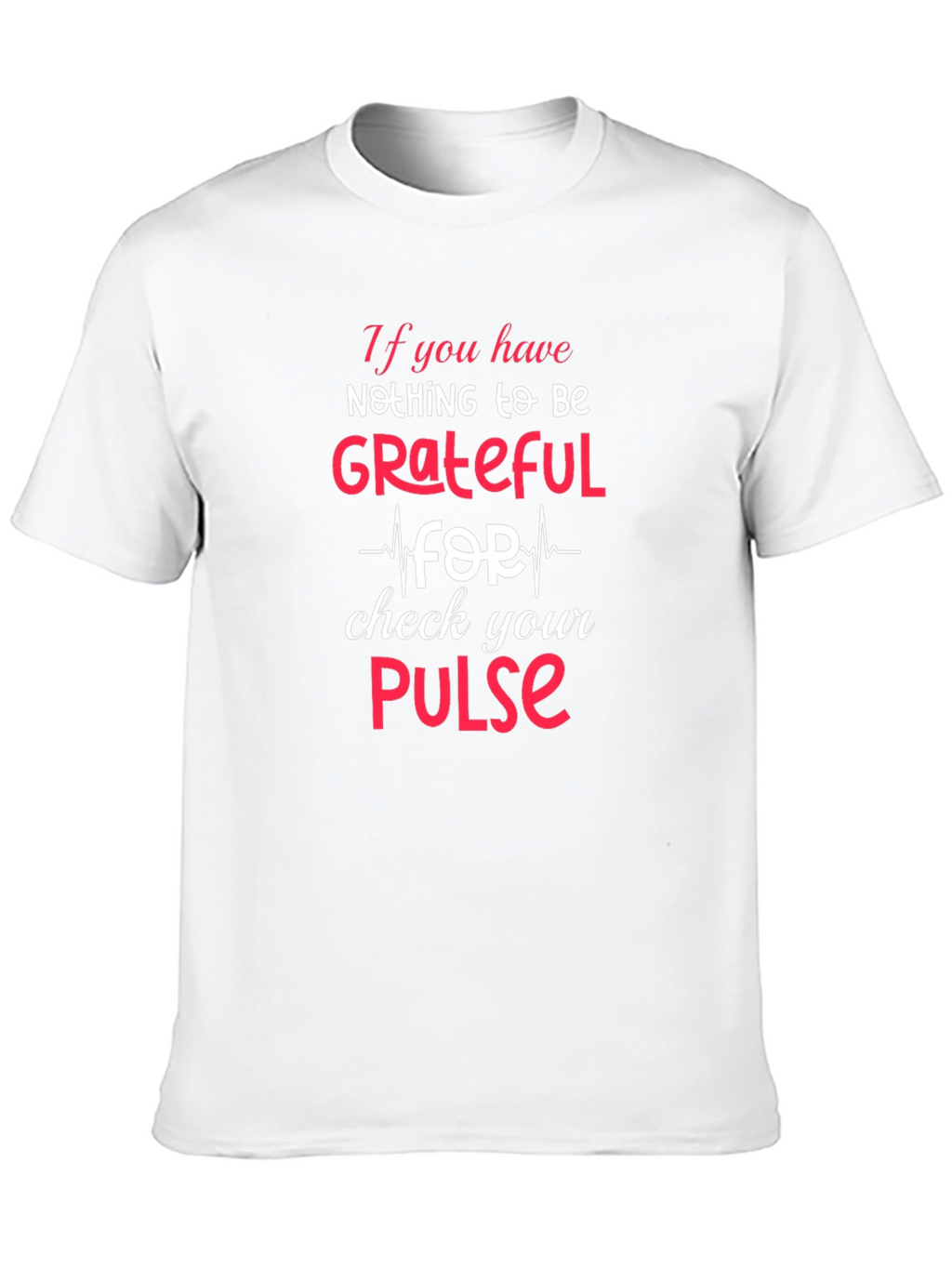 Grateful Pulse T-Shirt - Black Cotton Blend