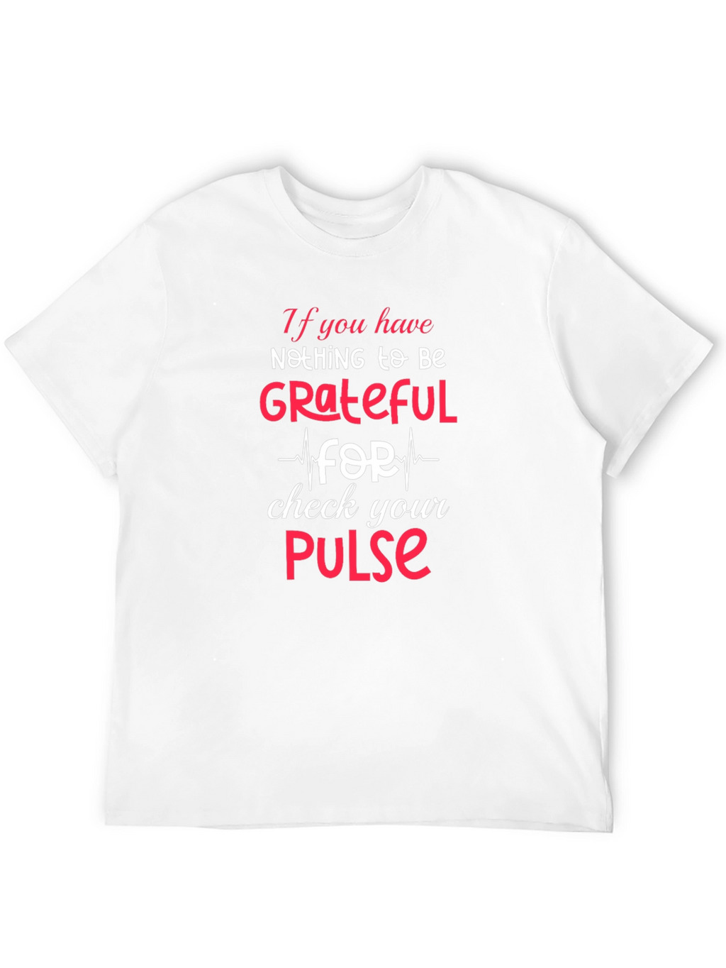Grateful Pulse T-Shirt - Black Cotton Blend