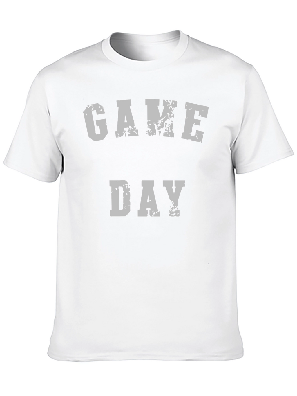 Game Day Graphic Tee - Black Cotton T-Shirt