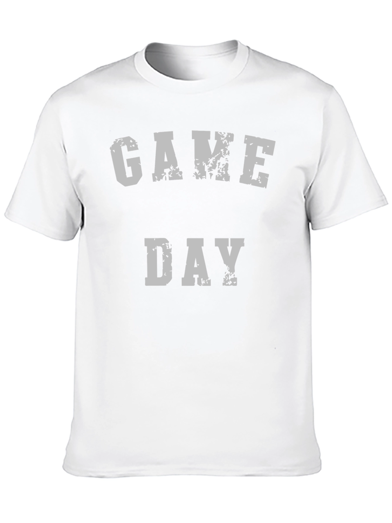 Game Day Graphic Tee - Black Cotton T-Shirt