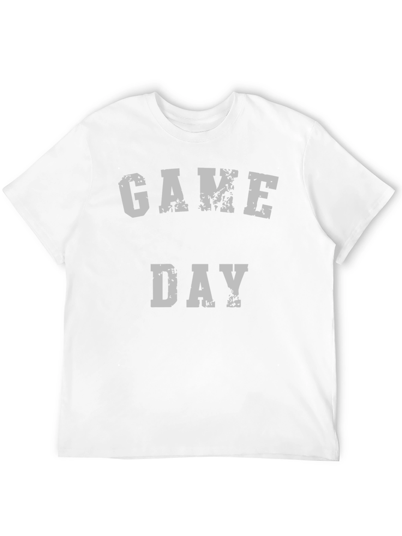 Game Day Graphic Tee - Black Cotton T-Shirt