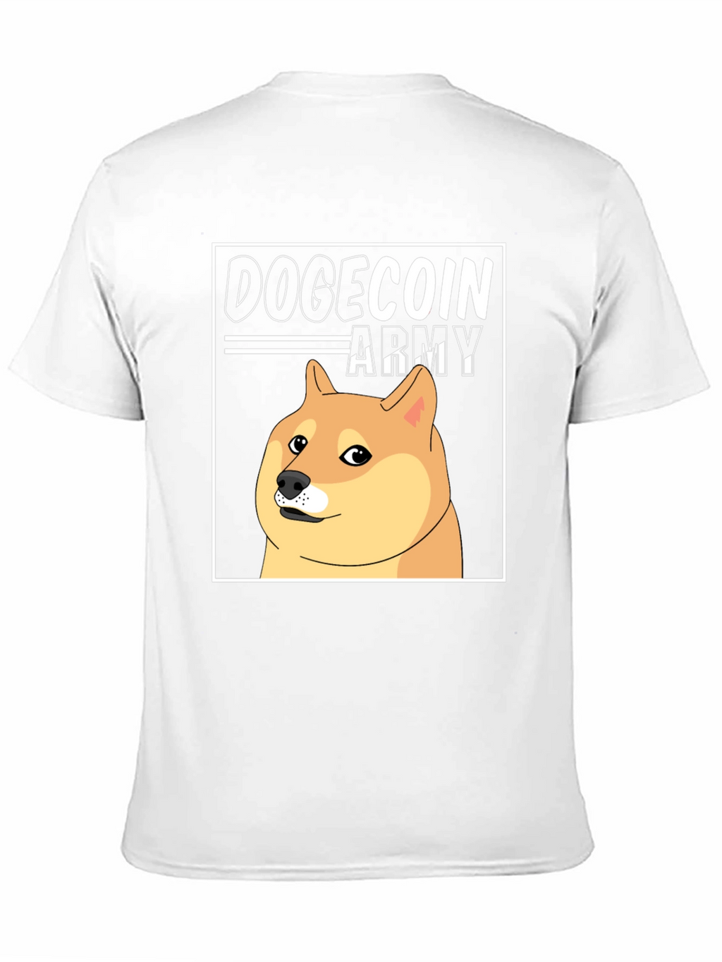 Dogecoin Army Black T-Shirt