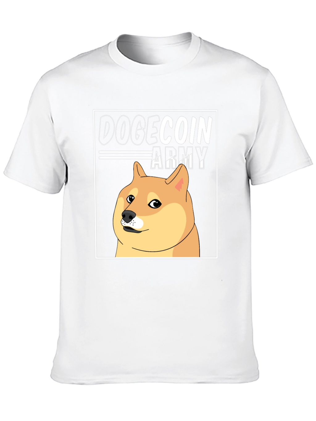Dogecoin Army Black T-Shirt