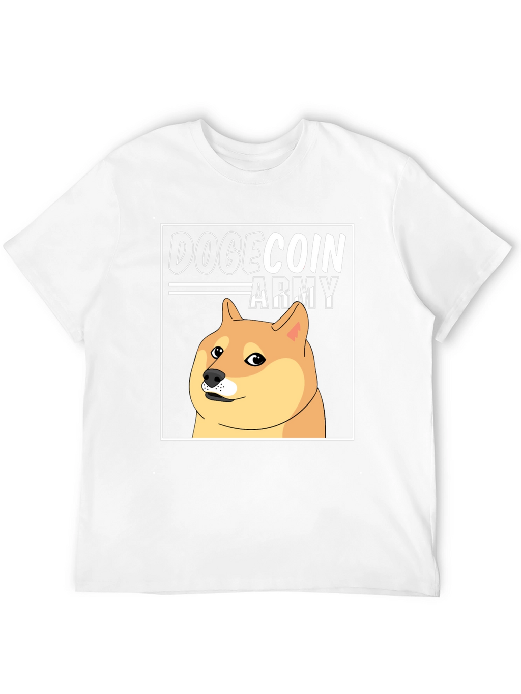 Dogecoin Army Black T-Shirt