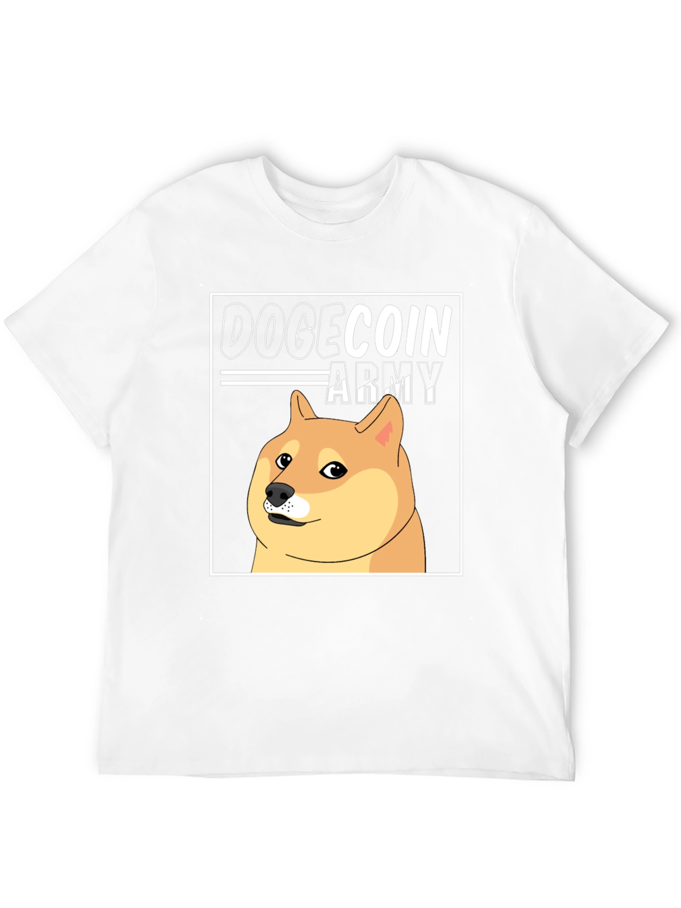 Dogecoin Army Black T-Shirt