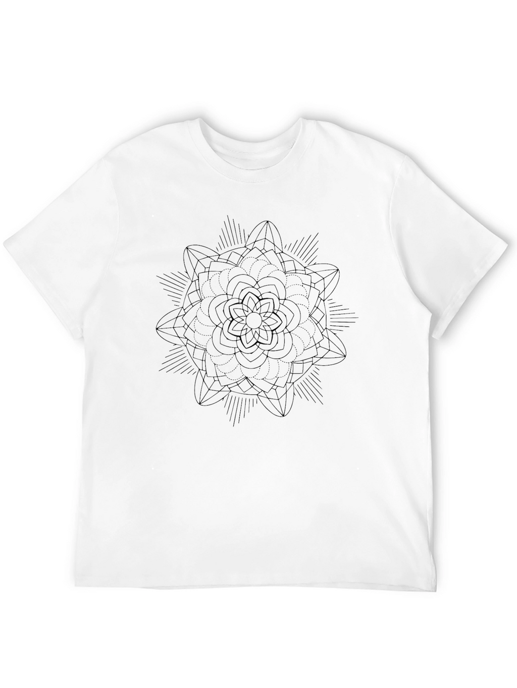 Black Mandala Graphic Tee