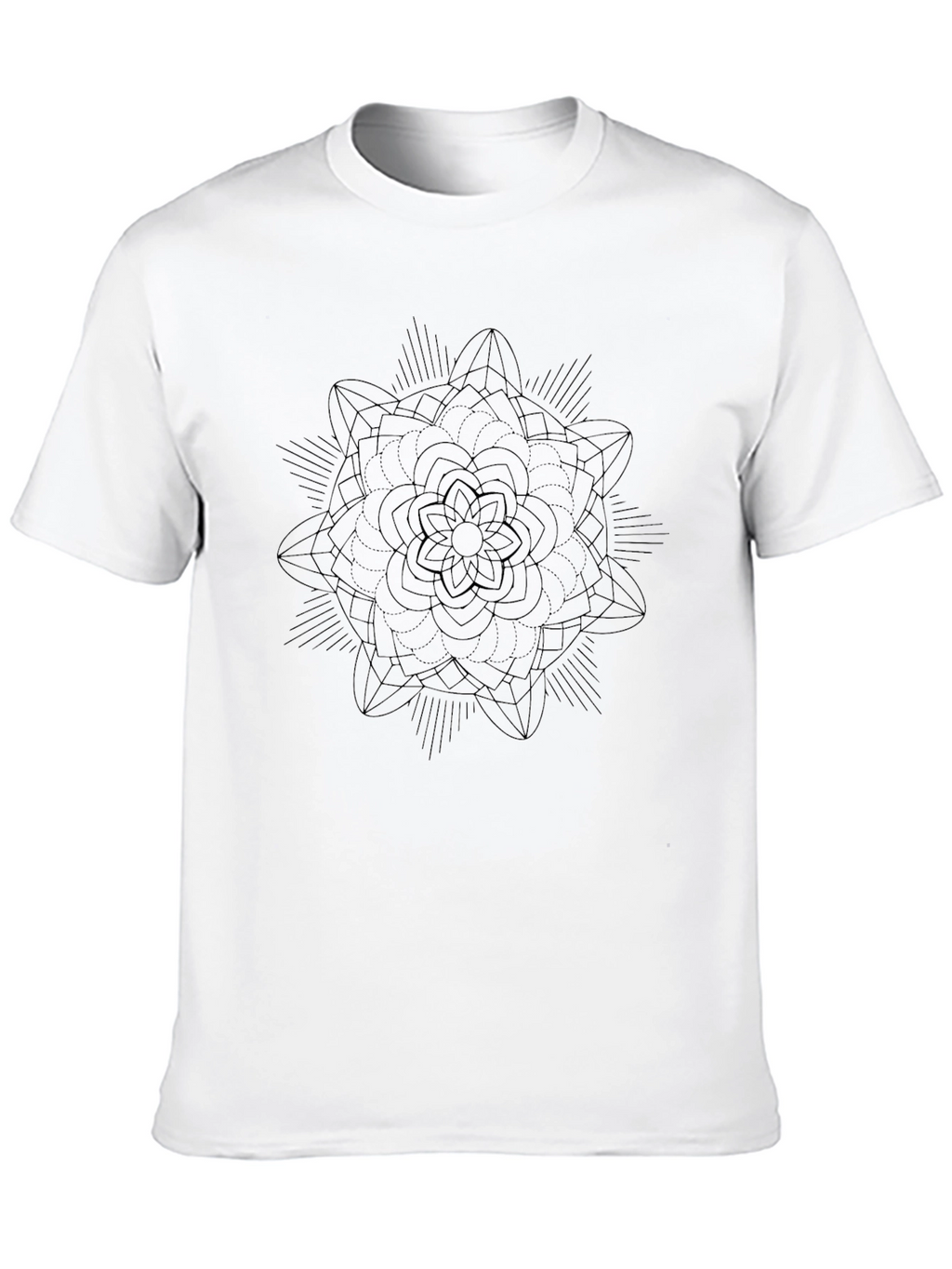 Black Mandala Graphic Tee