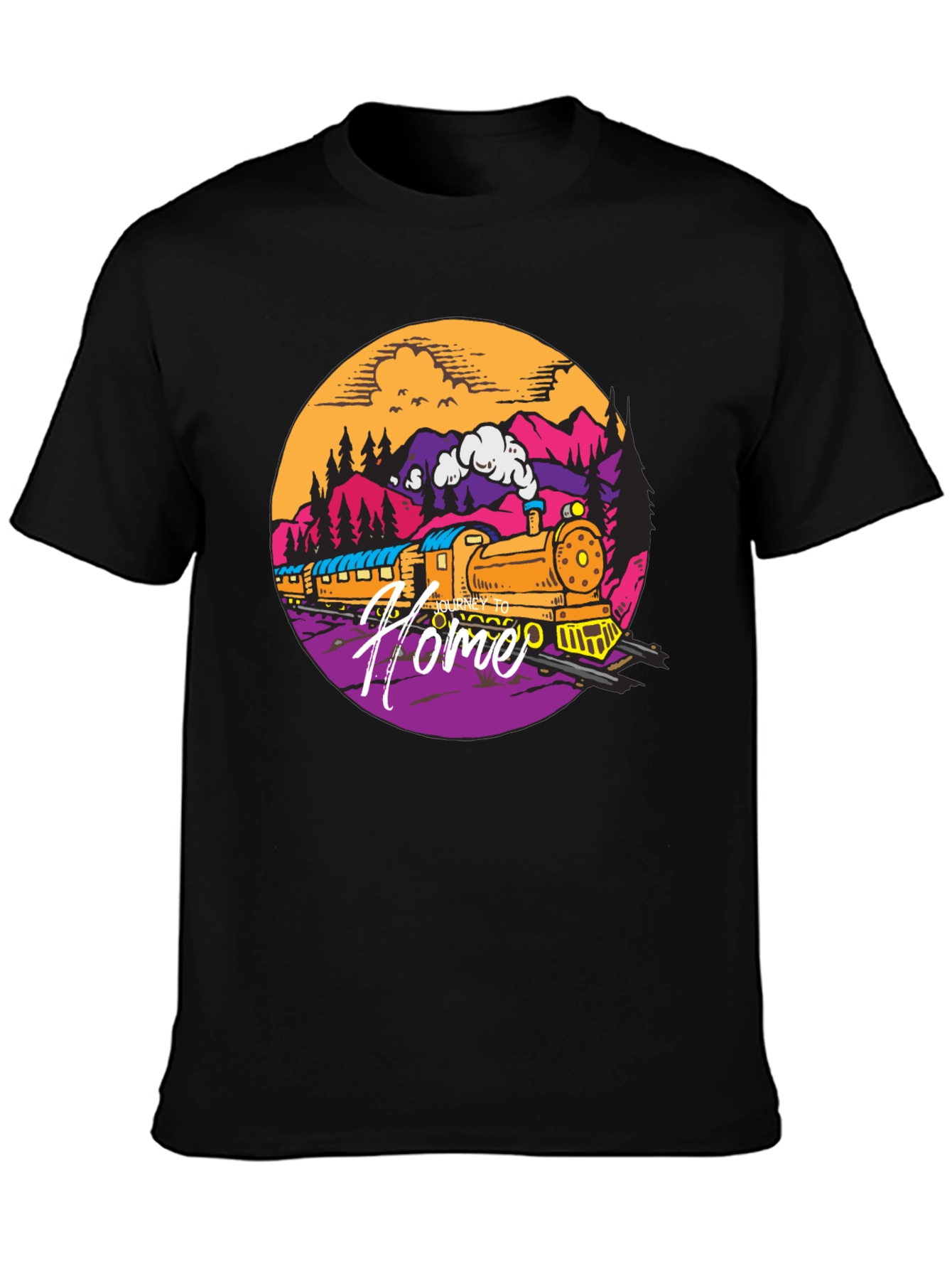 Homebound Train Graphic T-Shirt