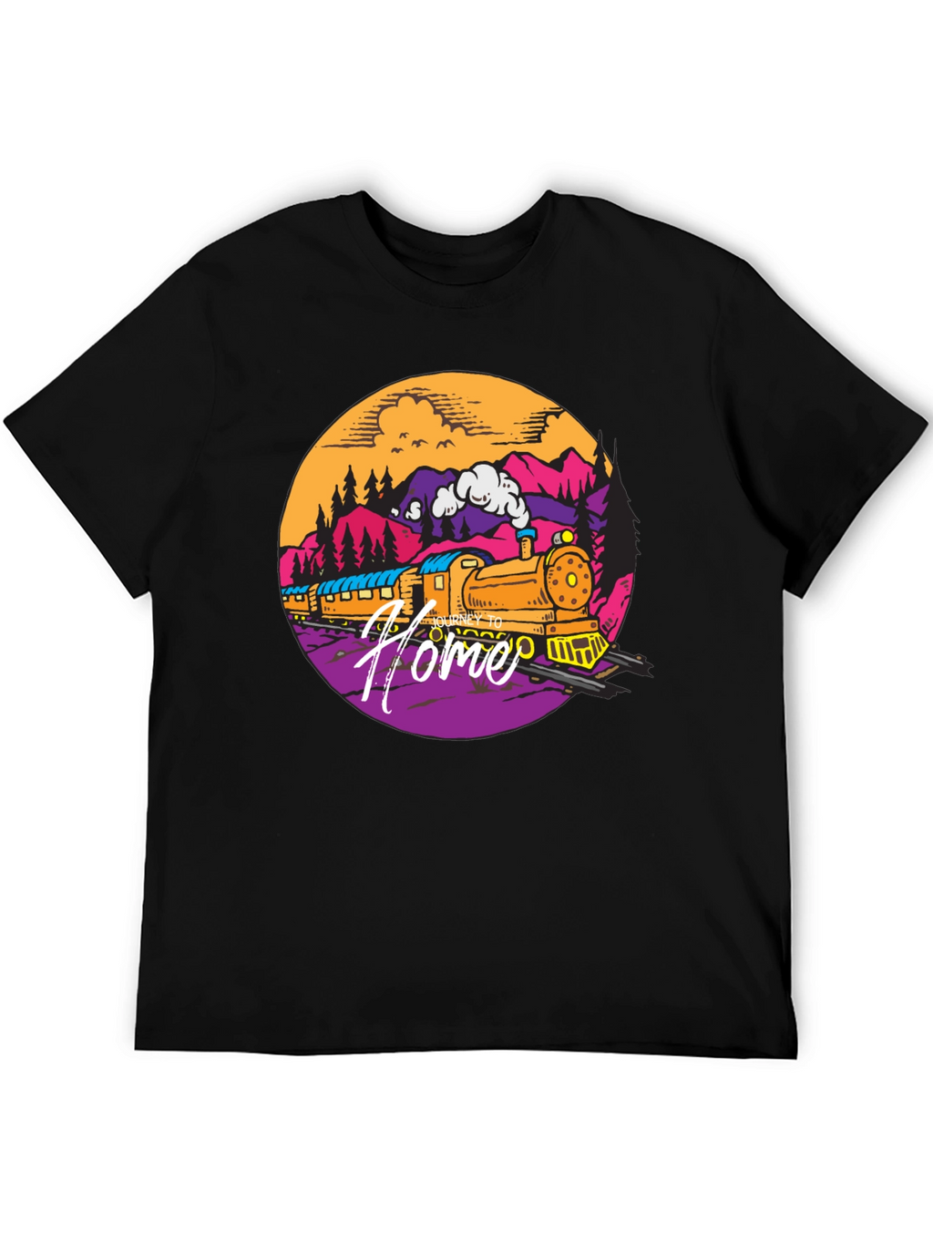 Homebound Train Graphic T-Shirt