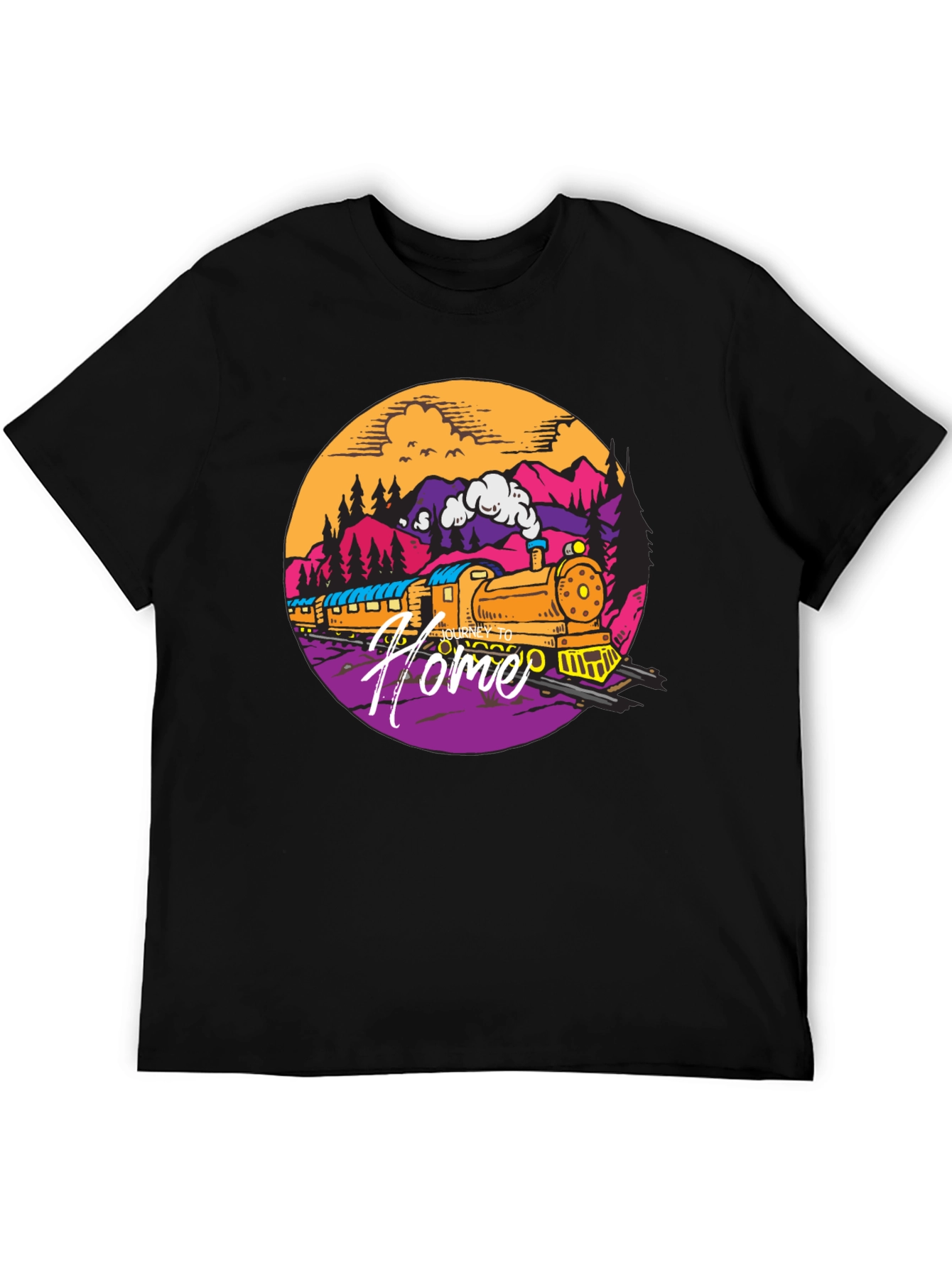 Homebound Train Graphic T-Shirt