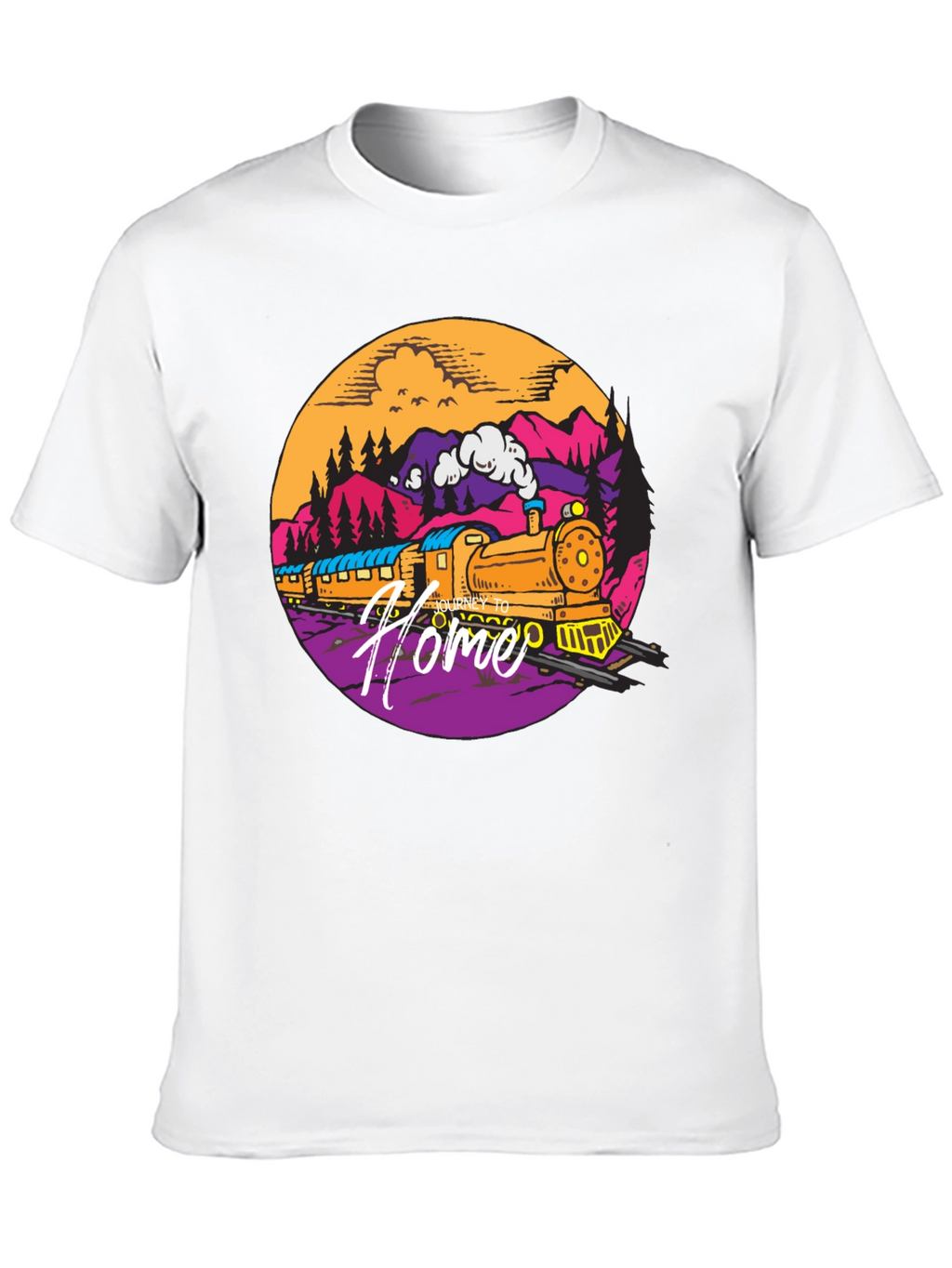 Homebound Train Graphic T-Shirt