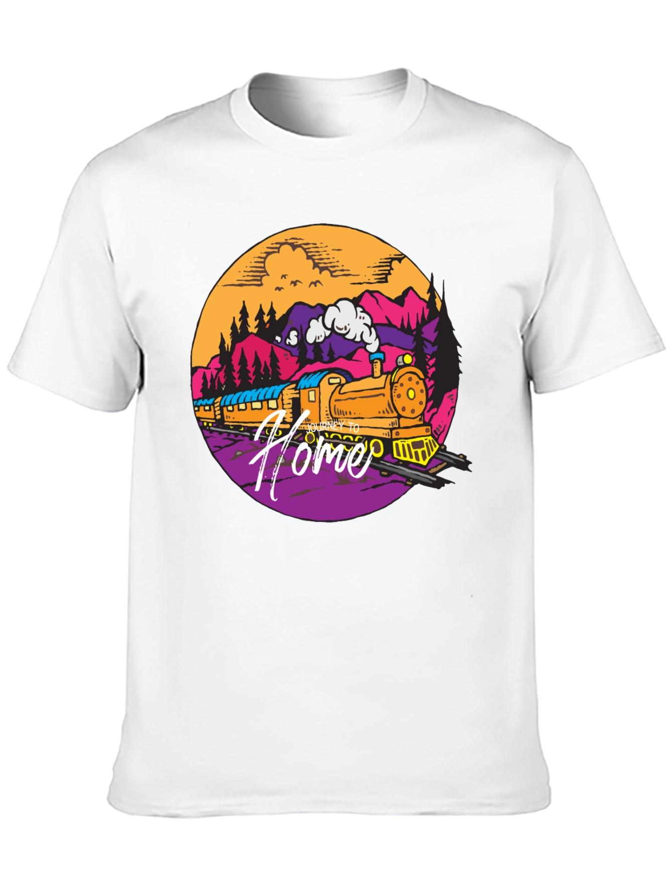 Homebound Train Graphic T-Shirt