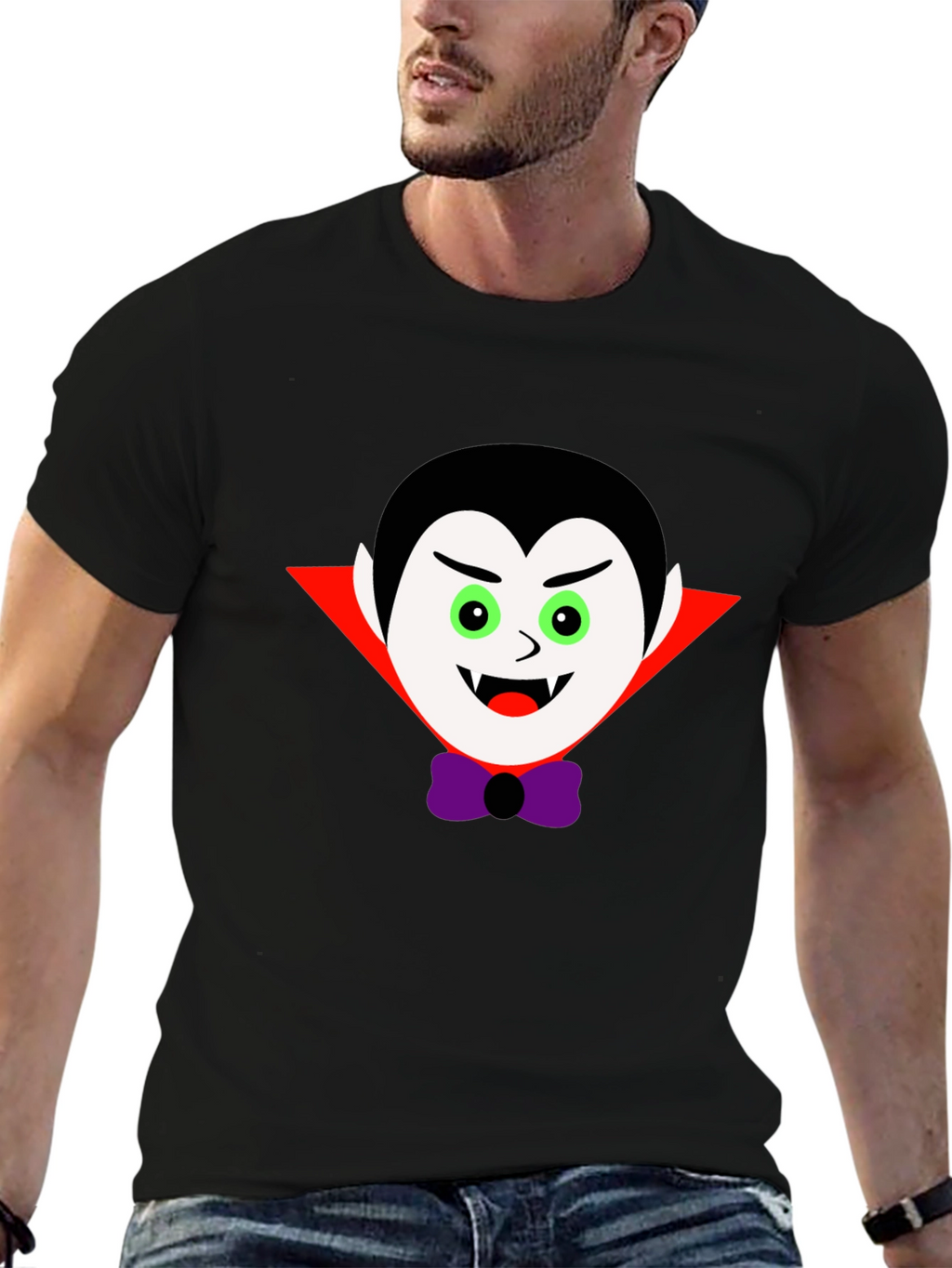 Vampire Graphic Tee - Halloween Costume