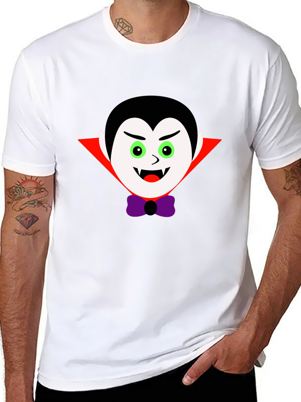 Vampire Graphic Tee - Halloween Costume
