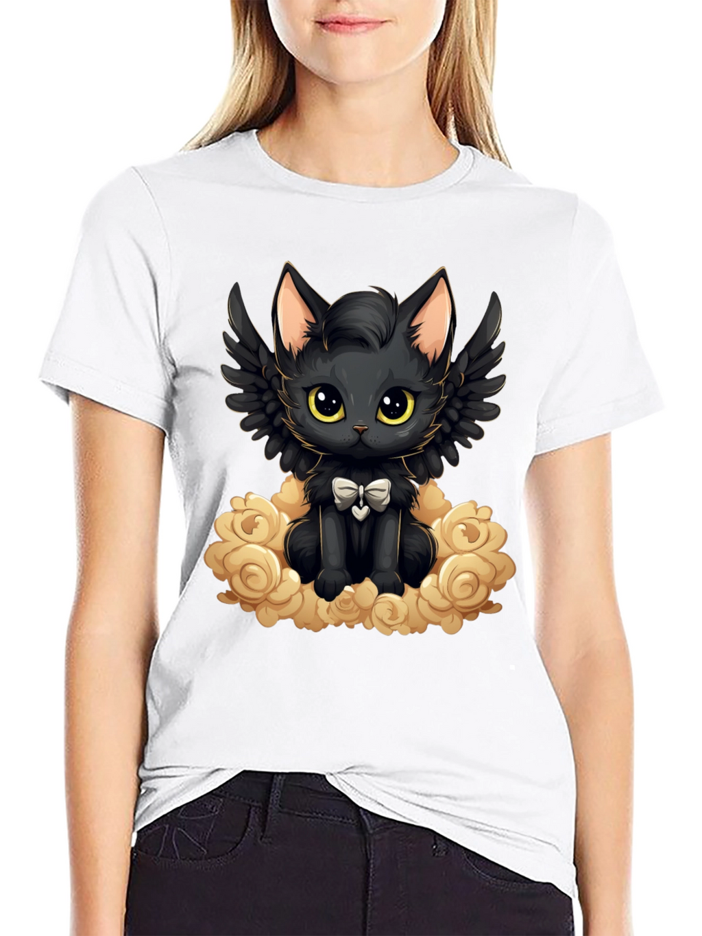 Cute Angel Cat T-Shirt