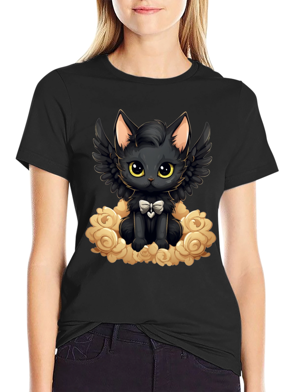 Cute Angel Cat T-Shirt
