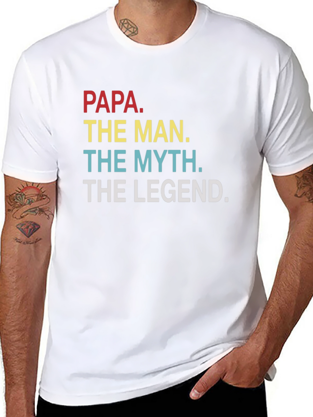 Papa The Man The Myth The Legend T-Shirt