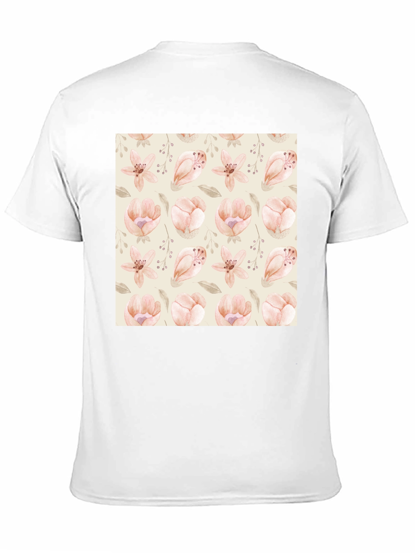 Floral Print Black T-Shirt - Stylish Casual Wear