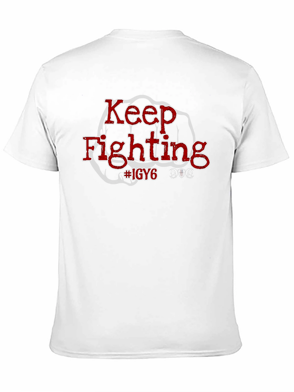 Keep Fighting IGY6 Black T-Shirt