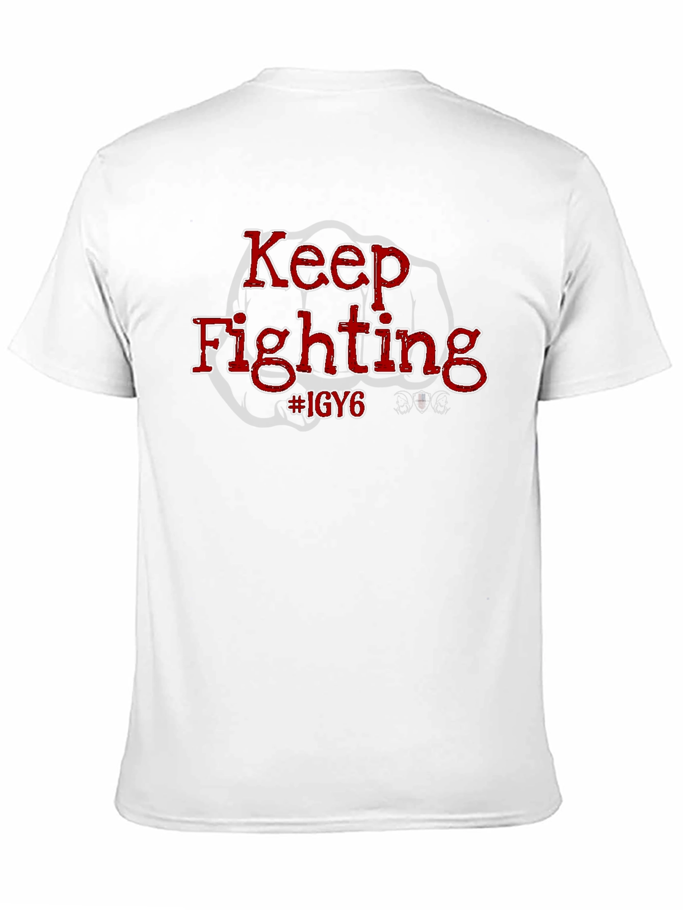 Keep Fighting IGY6 Black T-Shirt