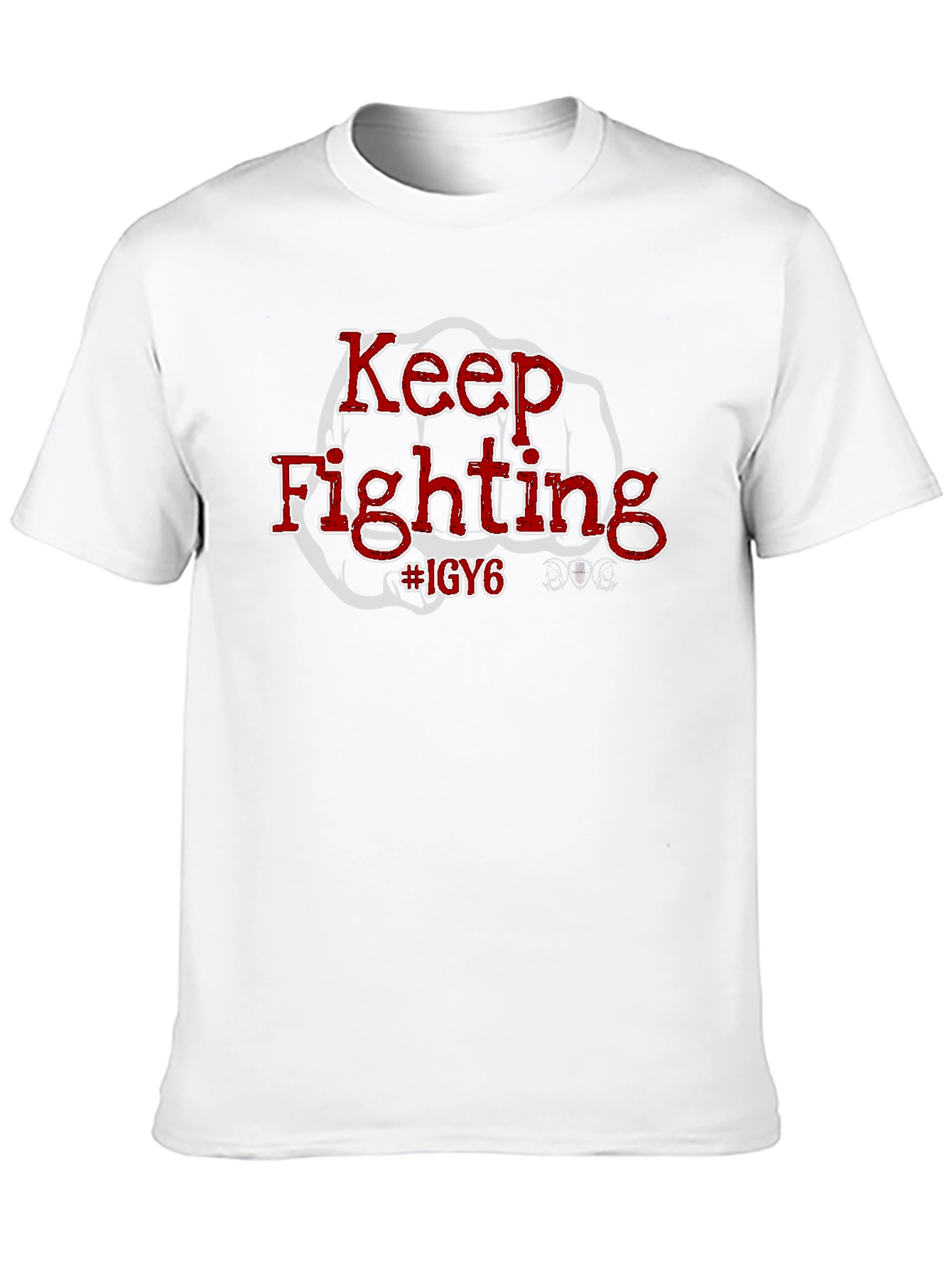 Keep Fighting IGY6 Black T-Shirt
