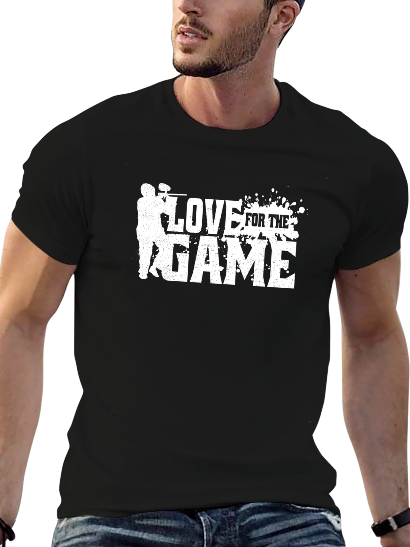 Love For The Game Paintball Graphic T-Shirt