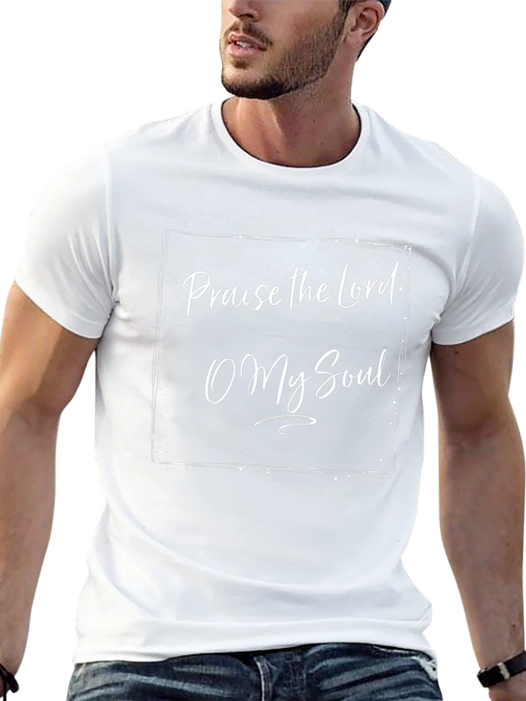 Praise the Lord Graphic Tee - Black