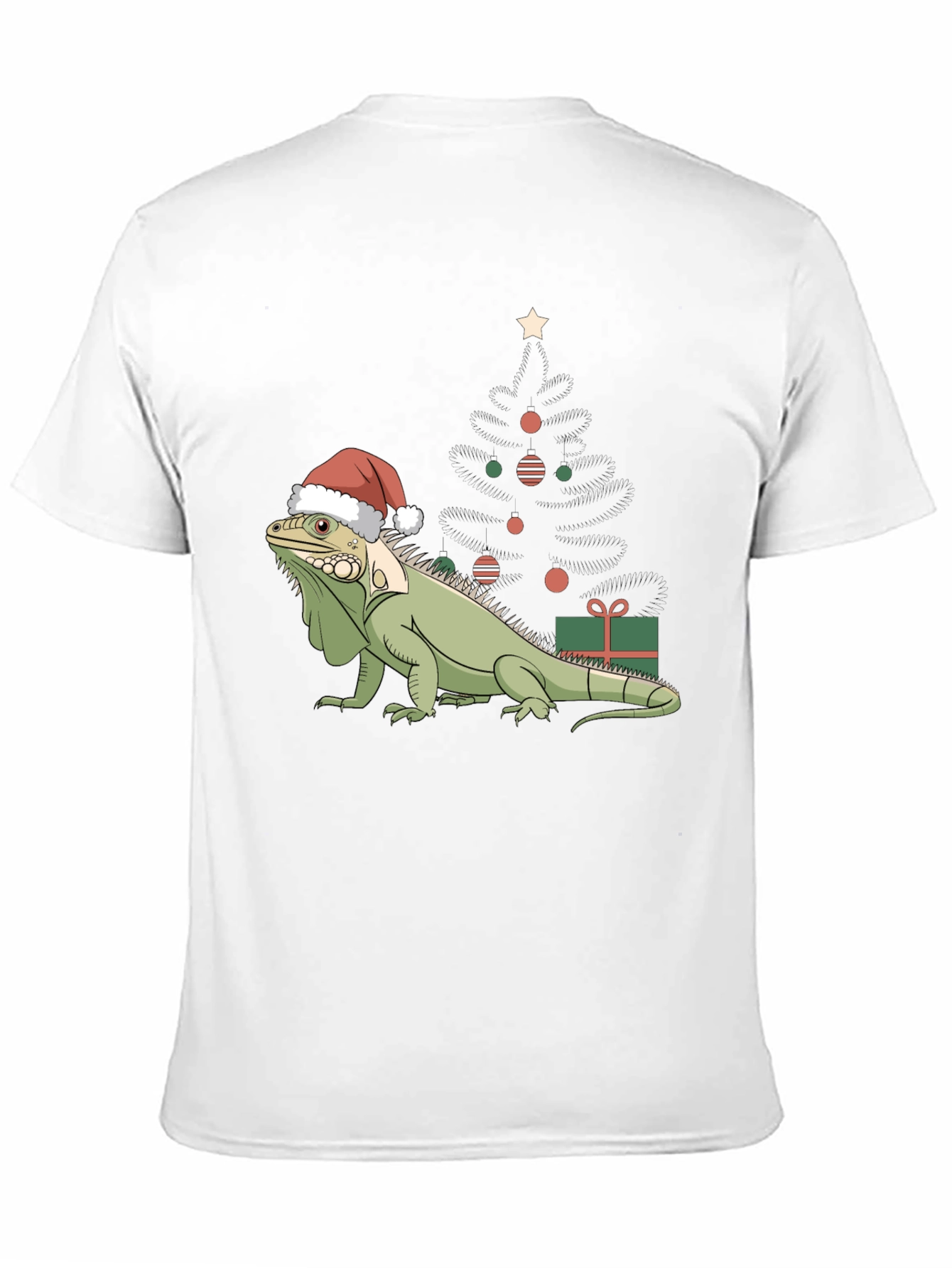 Festive Iguana Christmas T-Shirt