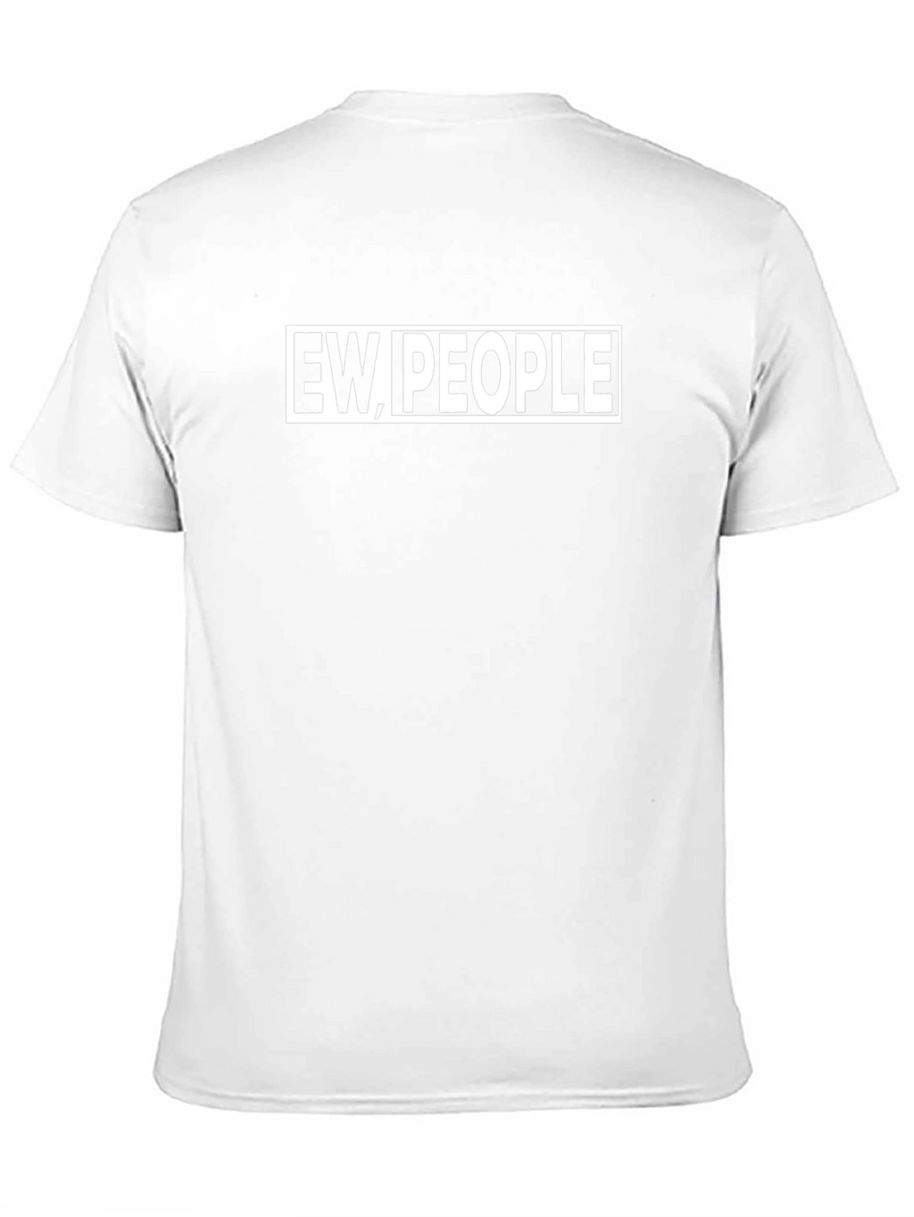 Ew People Graphic Tee - Black Cotton T-Shirt